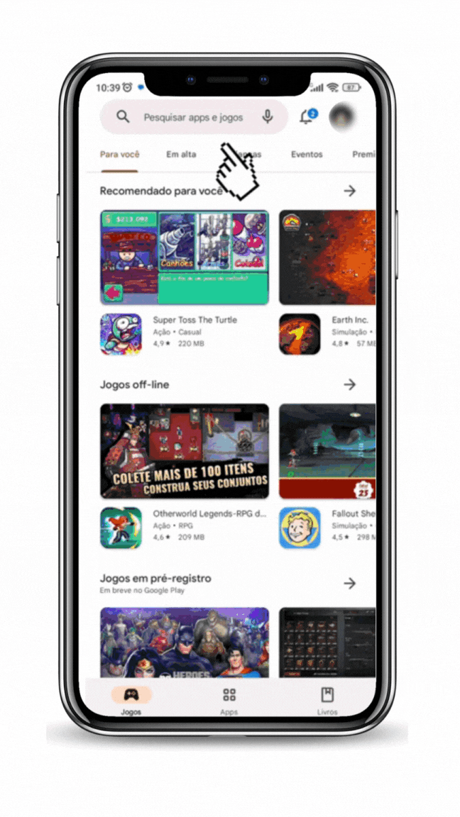 Como baixar app Android.gif